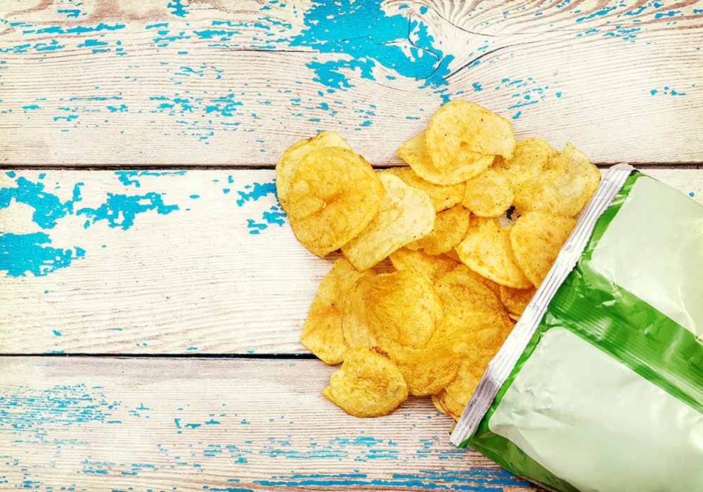 The sound of a chips bag opening? How do you describe it and what is